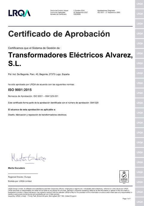 Certificado ISO